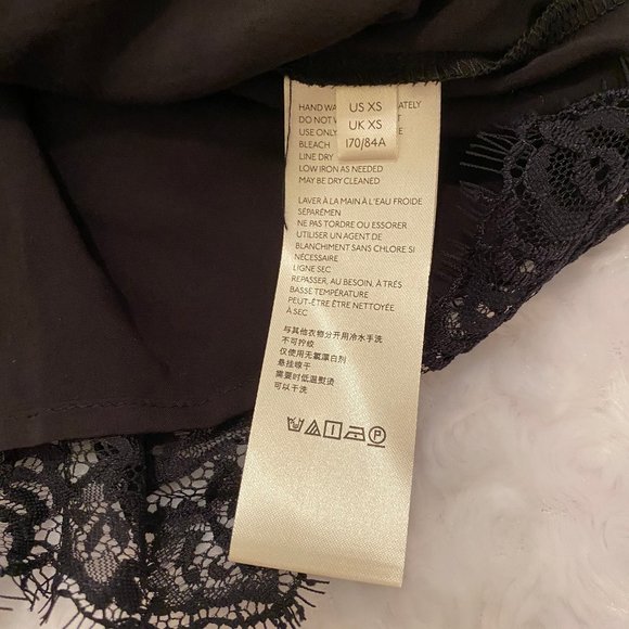 Free People Black Chante Lace Tank Top - XS - Picture 10 of 13